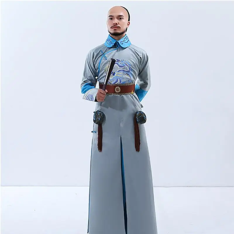 Qing Dynasty Royal Prince Clothing male Film Television Performance wear Dragon Robe Chinese Ancient Clothes Cosplay Costume
Qing Dynasty Royal Prince Clothing male Film Television Performance wear Dragon Robe Chinese Ancient Clothes Cosplay Costume