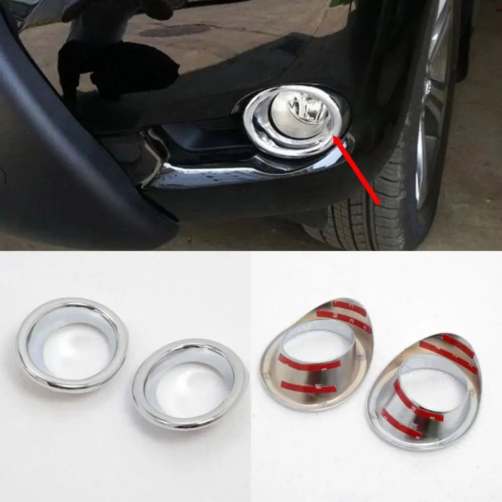JanDeNing 2pcs ABS Chrome Front Fog Light Lamp Cover trim For Toyota Highlander 2008-2010
JanDeNing 2pcs ABS Chrome Front Fog Light Lamp Cover trim For Toyota Highlander 2008-2010