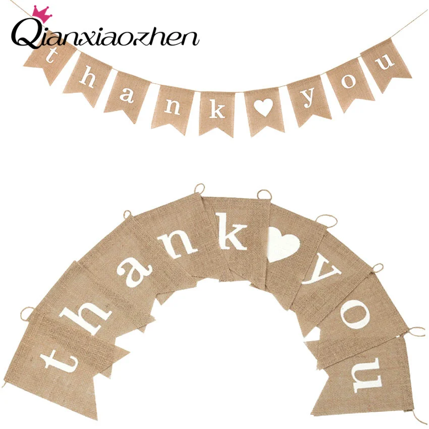 Qianxiaozhen Thank You Burlap Vintage Wedding Banner Flag Banner Decoration Thank You Banner Weeding Decoration For Weddings
Qianxiaozhen Thank You Burlap Vintage Wedding Banner Flag Banner Decoration Thank You Banner Weeding Decoration For Weddings