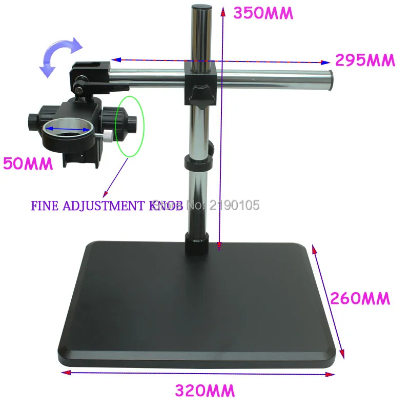 Industrial Microscope Camera Lens Focusing Ring Holder 50mm Fine Adjustment Bracket 360 Degree Free Rotation Adjustment Angle
Industrial Microscope Camera Lens Focusing Ring Holder 50mm Fine Adjustment Bracket 360 Degree Free Rotation Adjustment Angle