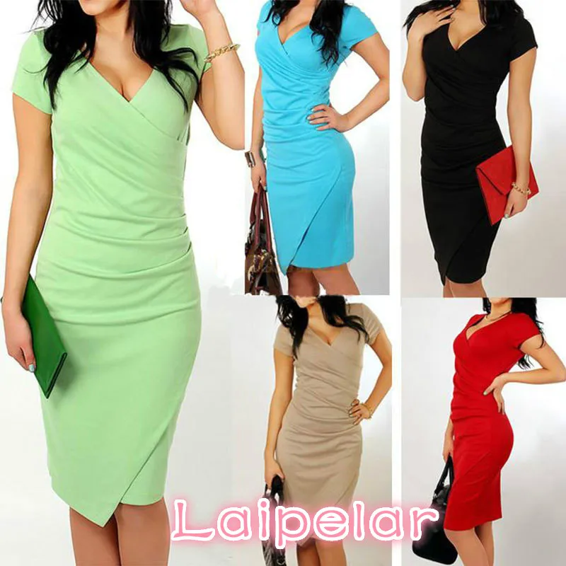 Summer Dress Sexy Casual V-Neck Bodycon Dress Candy colors Slim Asymmetrical Dress Party Dresses Vestidos
Summer Dress Sexy Casual V-Neck Bodycon Dress Candy colors Slim Asymmetrical Dress Party Dresses Vestidos