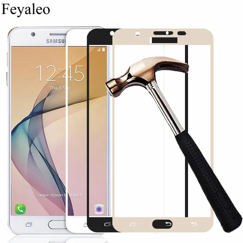 9H полное покрытие закаленное стекло для Samsung Galaxy J2 Prime G532F J5 G570F J7 G610F чехол телефона