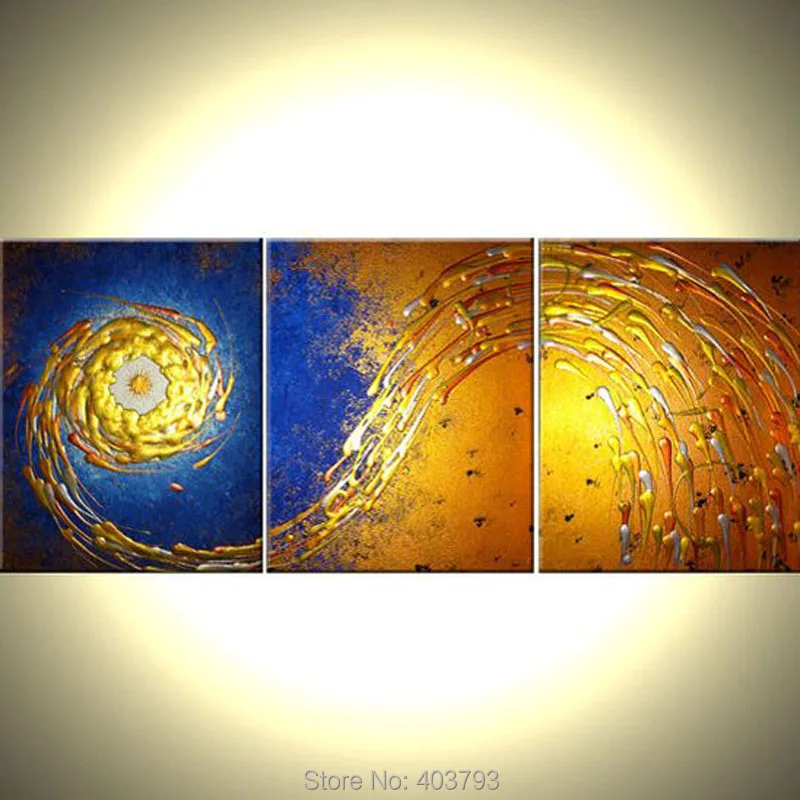 Modern Large Hand-painted Art Oil Painting Abstract Wall Decor Canvas Art (No Frame) Home Decor 3Pcs/Lot
Modern Large Hand-painted Art Oil Painting Abstract Wall Decor Canvas Art (No Frame) Home Decor 3Pcs/Lot