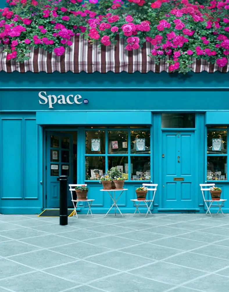 5x7ft Pink Flowers Blue House Bar Photography Backdrops Photo Props Studio Background
5x7ft Pink Flowers Blue House Bar Photography Backdrops Photo Props Studio Background