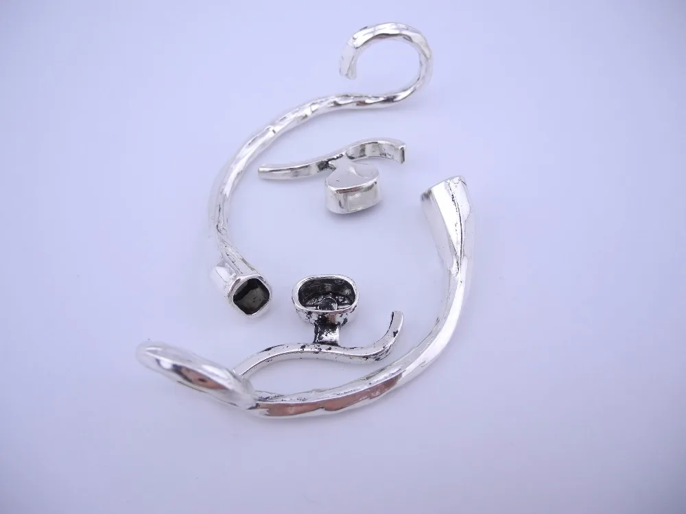5 Sets 10.22x7.0mm Anti-Silver Half Cuff Bracelet Hook/Toggle Clasp For Licorice Leather/Leather Wrap Bracelet --CLP1263AS
5 Sets 10.22x7.0mm Anti-Silver Half Cuff Bracelet Hook/Toggle Clasp For Licorice Leather/Leather Wrap Bracelet --CLP1263AS