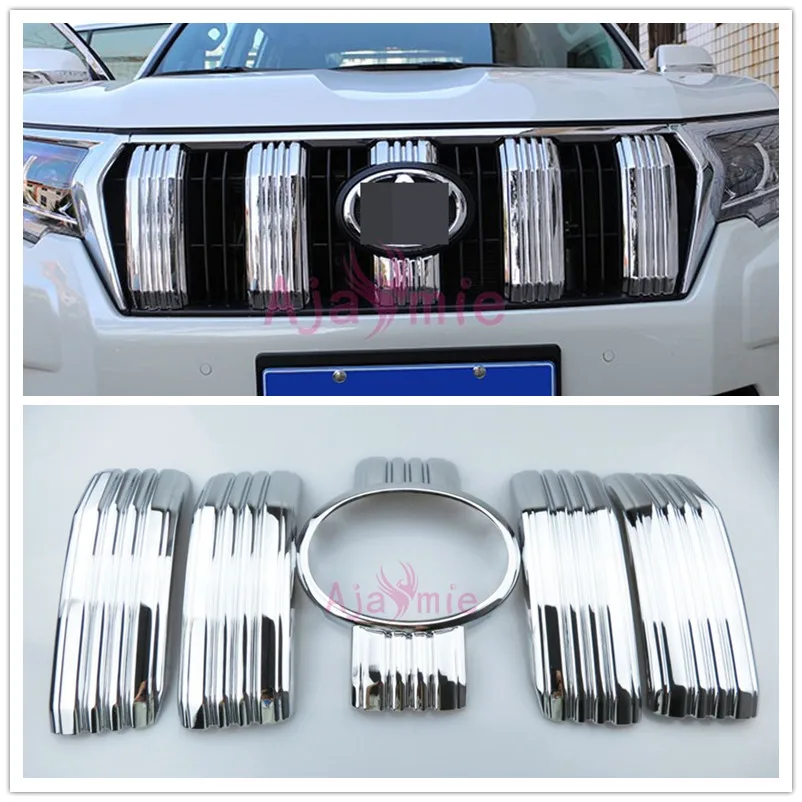 Accessories For Toyota Land Cruiser 150 Prado LC150 FJ150 2018 Front Grille Bumper Garnish Trims Camera Hole Chrome Car-Styling
Accessories For Toyota Land Cruiser 150 Prado LC150 FJ150 2018 Front Grille Bumper Garnish Trims Camera Hole Chrome Car-Styling