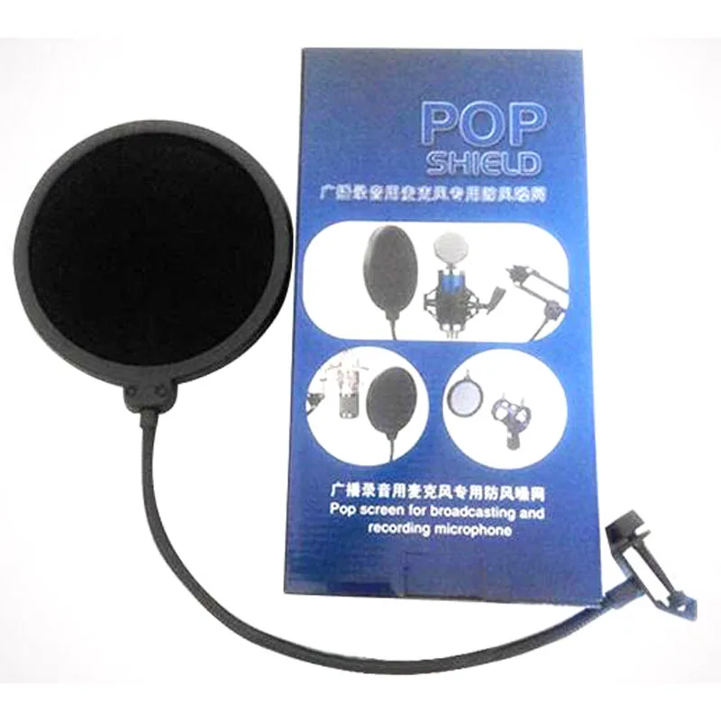 Двойной микрофон Pop Filter Blowout Cover сеть караоке вещание звукозапись микрофон ветрозащитная сеть консольный кронштейн
Двойной микрофон Pop Filter Blowout Cover сеть караоке вещание звукозапись микрофон ветрозащитная сеть консольный кронштейн
