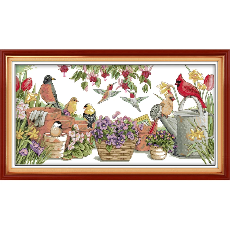 Everlasting Love Christmas Birds Gather In Garden Ecological Cotton Chinese Cross Stitch Kits 11&14 CT New Store Sales Promotion
Everlasting Love Christmas Birds Gather In Garden Ecological Cotton Chinese Cross Stitch Kits 11&14 CT New Store Sales Promotion