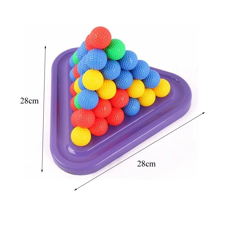 Early childhood educational puzzle toys building block model buildings kit desktop triangle ball toys stack up balls interesting
Early childhood educational puzzle toys building block model buildings kit desktop triangle ball toys stack up balls interesting