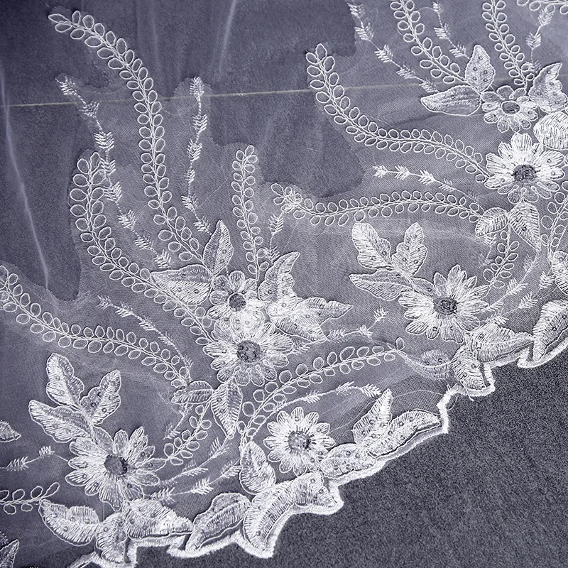Beaded Bridal Veil 2019 Customize 3m Length Lace Appliques Edge Cathedral Wedding Veil Hot Sale Gift for Women voile de marie
Beaded Bridal Veil 2019 Customize 3m Length Lace Appliques Edge Cathedral Wedding Veil Hot Sale Gift for Women voile de marie