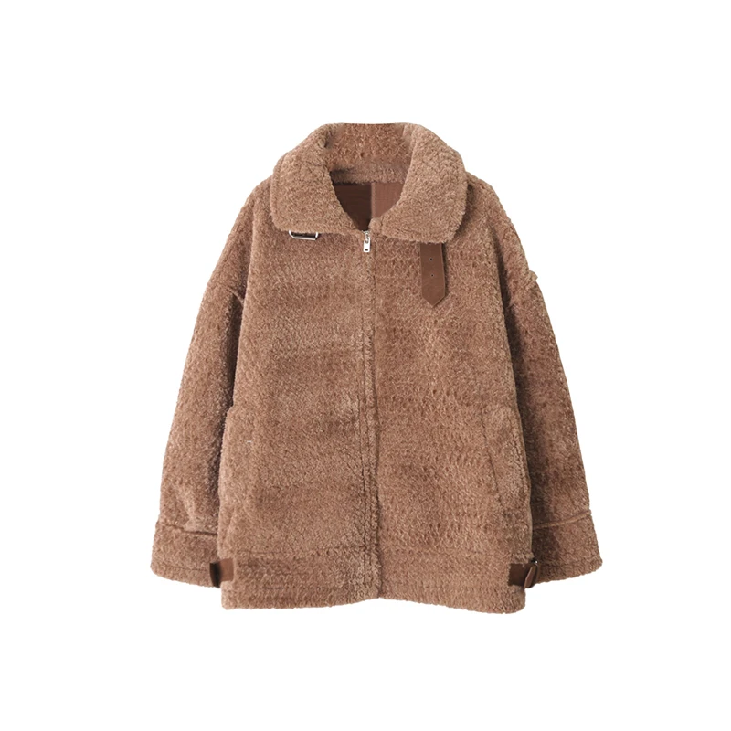 Jvzkass 2019 new Lamb hair loose thick fur one motorcycle clothing 2019 new women's autumn and winter jacket Z221
Jvzkass 2019 new Lamb hair loose thick fur one motorcycle clothing 2019 new women's autumn and winter jacket Z221