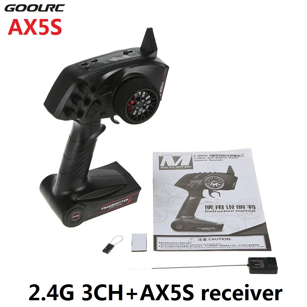 Оригинальный COOLRC AX5S 2,4G 3CH AFHS радиопередатчик дистанционного управления с приемником для радиоуправляемого автомобиля лодки
Оригинальный COOLRC AX5S 2,4G 3CH AFHS радиопередатчик дистанционного управления с приемником для радиоуправляемого автомобиля лодки