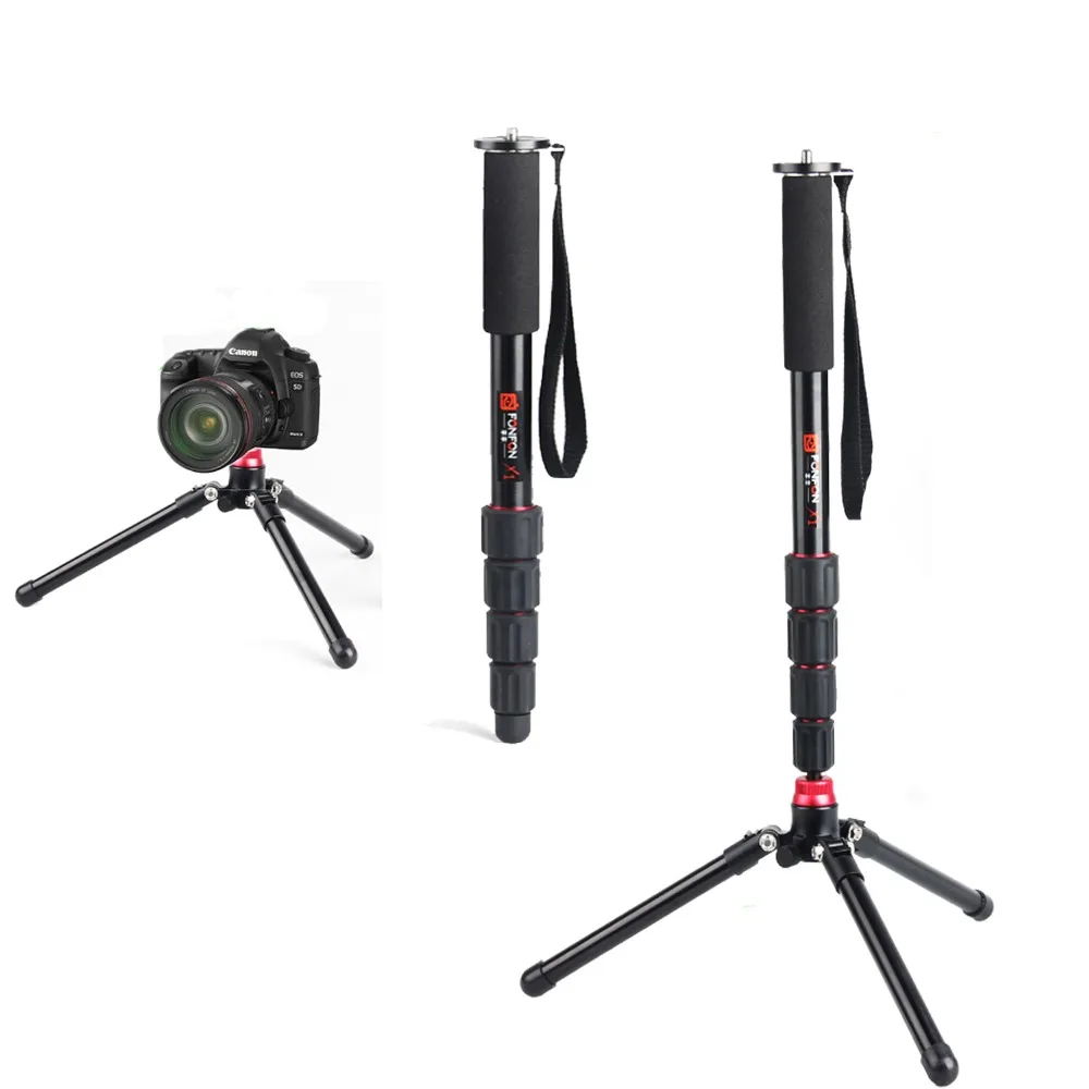 2 in 1 Aluminum Camera Unipod Monopod Tripod Stand Walk Stick Stabilizer for Canon Nikon Sony DSLR
2 in 1 Aluminum Camera Unipod Monopod Tripod Stand Walk Stick Stabilizer for Canon Nikon Sony DSLR