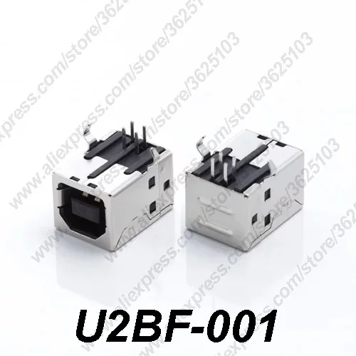 10PCS U2BF-001 Printer Tail CHarging USB 2.0 Connector Female Jack 90Degree Charging Socket USB 2.0 Jack Data Transmission 
10PCS U2BF-001 Printer Tail CHarging USB 2.0 Connector Female Jack 90Degree Charging Socket USB 2.0 Jack Data Transmission