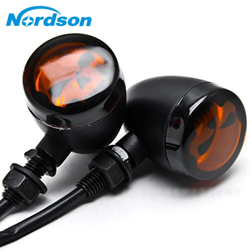 Nordson Motorcycle Aluminum alloy bullets head Turn Signal Lights Running Lights For Harley Honda Suzuki Yamaha Black Chrome
Nordson Motorcycle Aluminum alloy bullets head Turn Signal Lights Running Lights For Harley Honda Suzuki Yamaha Black Chrome