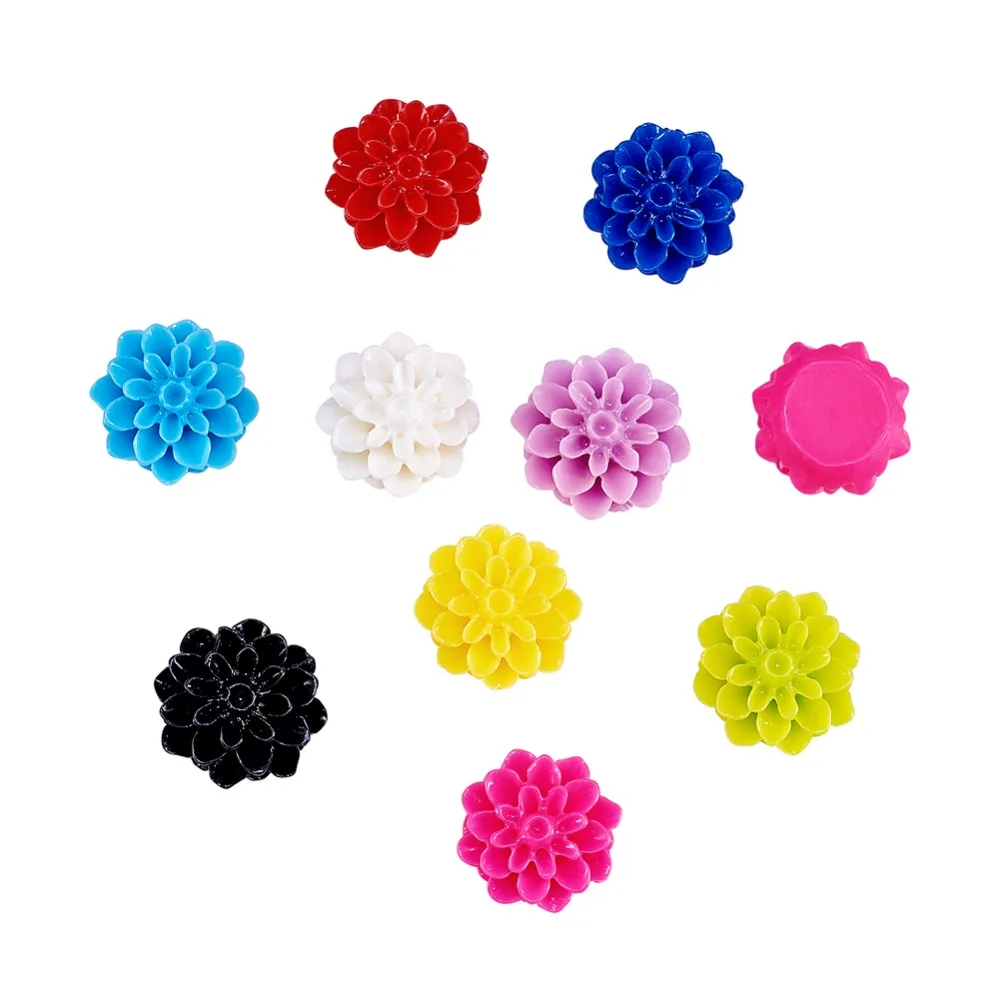 Pandahall 20 pc Mixed Color Resin Cabochons Flower For Jewelry Findings Component
Pandahall 20 pc Mixed Color Resin Cabochons Flower For Jewelry Findings Component