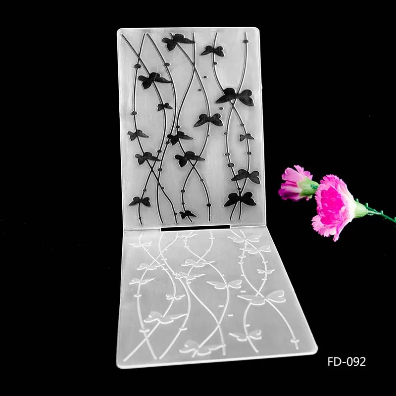 AZSG Butterfly Flowers Plastic Embossing Folder For Gift Scrapbooking Type Photo Album Card Paper Craft Template Mold
AZSG Butterfly Flowers Plastic Embossing Folder For Gift Scrapbooking Type Photo Album Card Paper Craft Template Mold