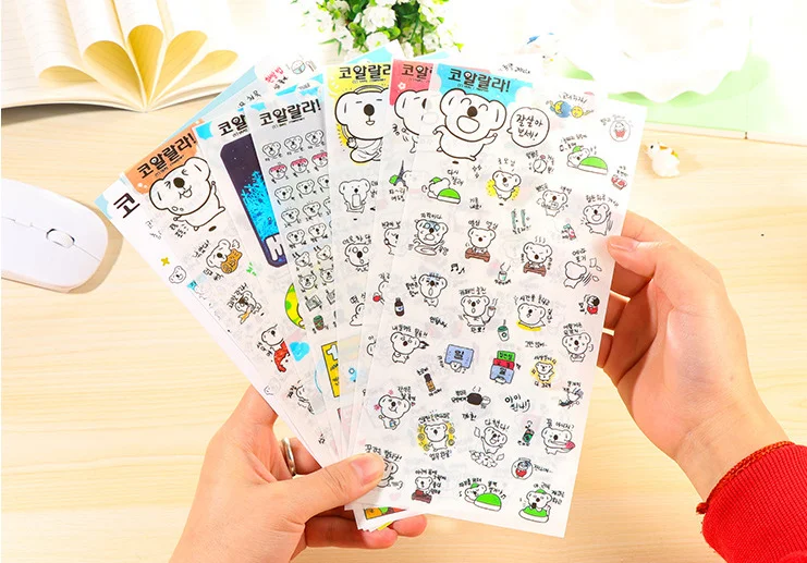 6pcs Cute cartoon white bear pvc sticker diy photo album mobile decoration label sticker stationery diary sticker gift for kids
6pcs Cute cartoon white bear pvc sticker diy photo album mobile decoration label sticker stationery diary sticker gift for kids