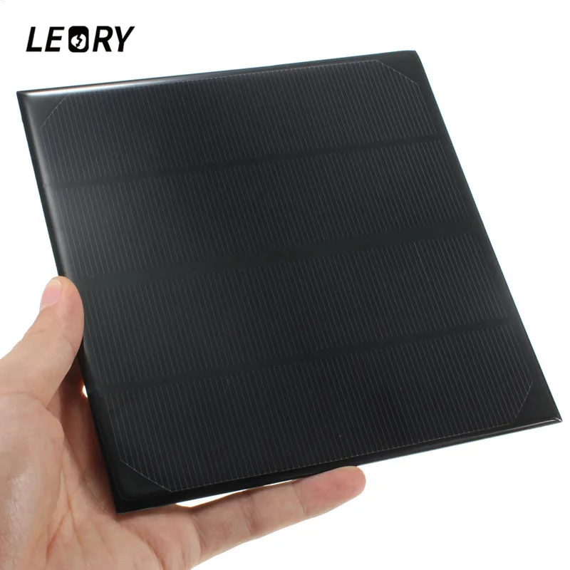 LEORY Высокое качество 6V 4 5 W 520mAh монокристаллическая Кремниевая солнечная панель