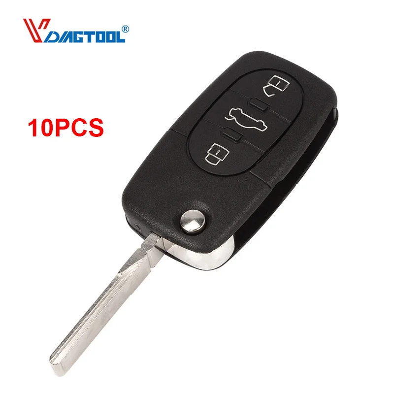 VDIAGTOOL 10pcs Replacements 3+panic Buttons Remote Flip Key Car Shell Blank Round Head Car Covers Fob for VW CR2032
VDIAGTOOL 10pcs Replacements 3+panic Buttons Remote Flip Key Car Shell Blank Round Head Car Covers Fob for VW CR2032