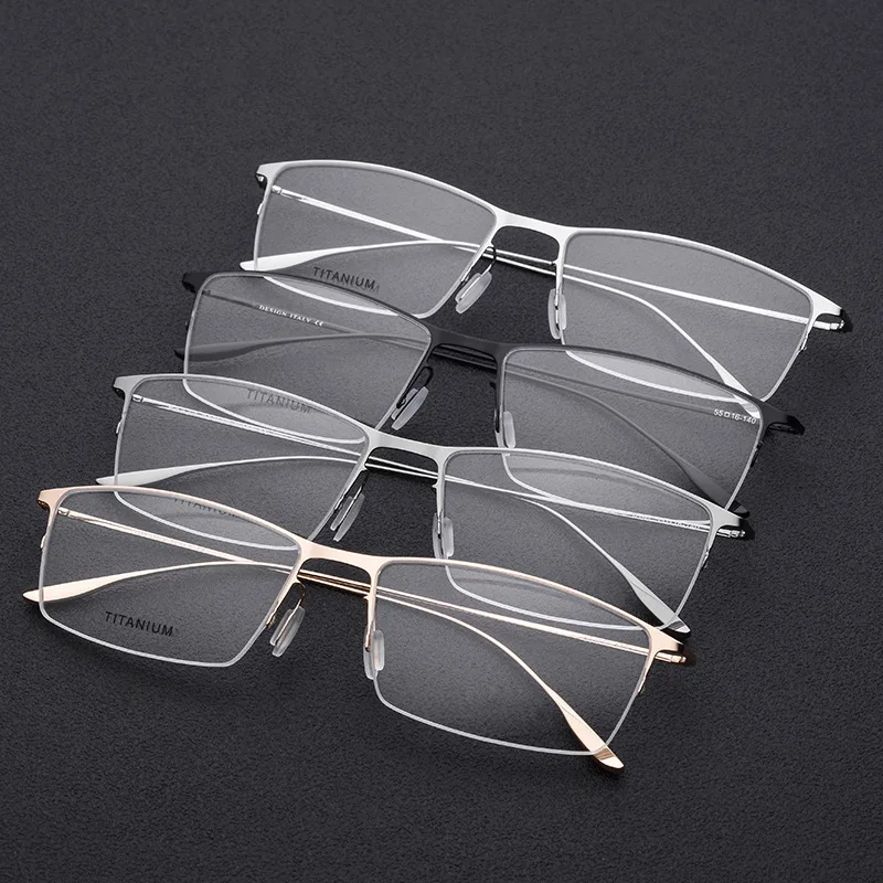 Ultralight Series Eyewear Super Glasses Half Frames Titanium Rim Optical Frame Prescription Spectacle Glasses Men's Eyeglasses
Ultralight Series Eyewear Super Glasses Half Frames Titanium Rim Optical Frame Prescription Spectacle Glasses Men's Eyeglasses