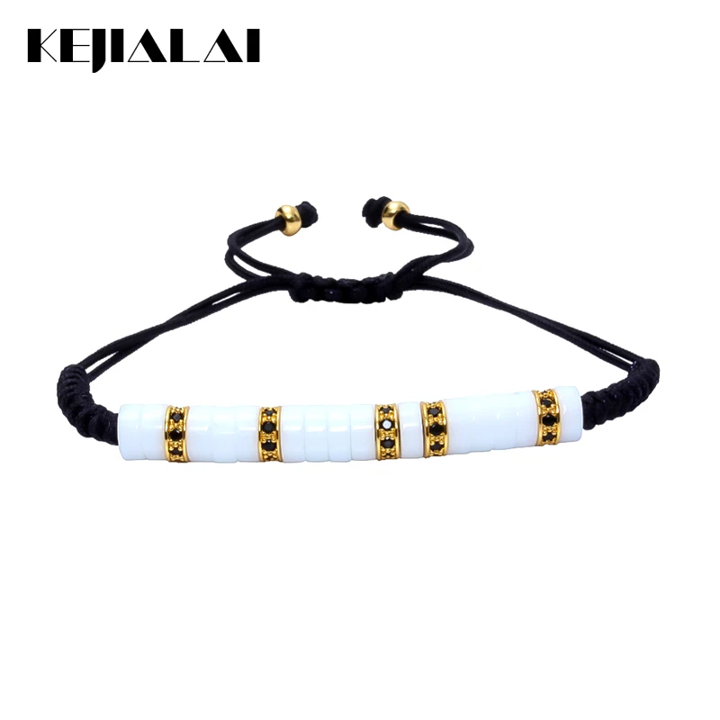 Kejialai 2018 Newest Anil Arjandas Men Bracelet Pave Black Micro CZ and White Wood Stopper Black Rope Macrame Bracelet for Men
Kejialai 2018 Newest Anil Arjandas Men Bracelet Pave Black Micro CZ and White Wood Stopper Black Rope Macrame Bracelet for Men