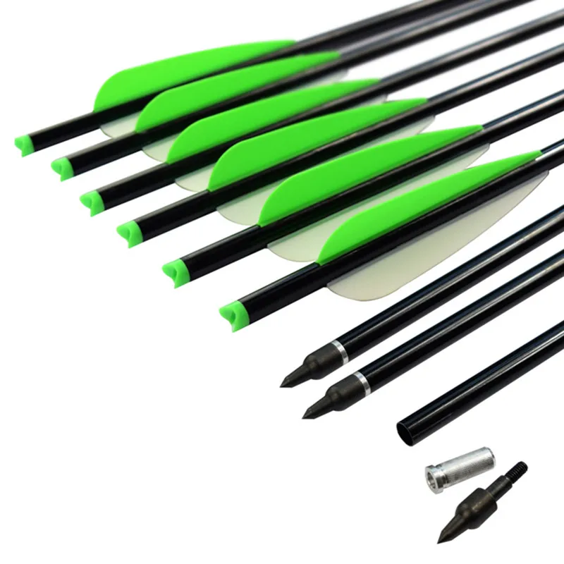 12pcs 20 inch Crossbow Bolts Aluminum Arrows Half Moon Nock Screw Points for Archery Hunting Outdoor Sporting
12pcs 20 inch Crossbow Bolts Aluminum Arrows Half Moon Nock Screw Points for Archery Hunting Outdoor Sporting