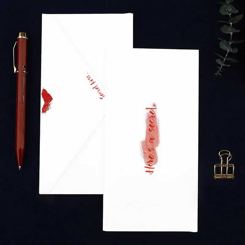 3pcs/lot Sexy prints lipstick Watercolor hand-paintedenvelope writing paper stationery kawaii cpostcard DIY Office Stationery
3pcs/lot Sexy prints lipstick Watercolor hand-paintedenvelope writing paper stationery kawaii cpostcard DIY Office Stationery