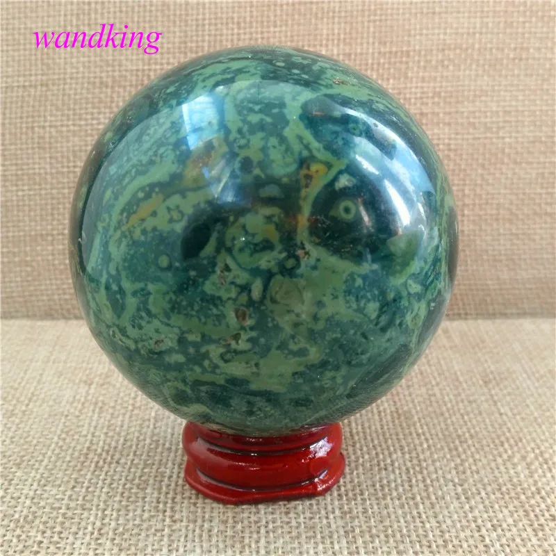 65mm) Natural peacock eye quartz crystal ball