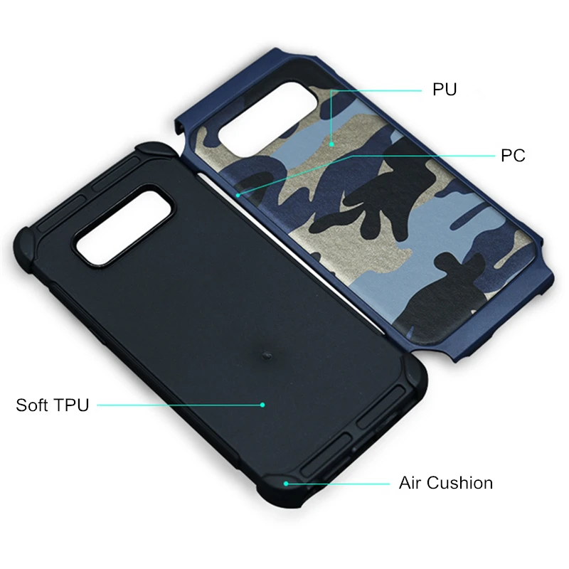 Армейский камуфляжный чехол для телефона Samsung Galaxy S9 S8 Plus S7 S6 Edge Note 8 армированные