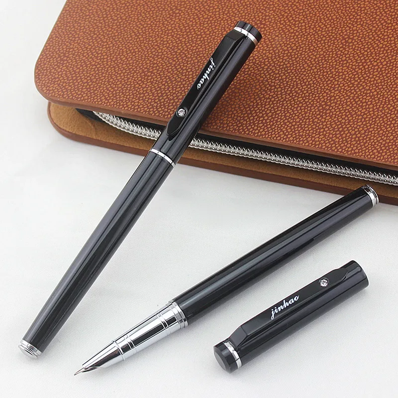 Ручка перьевая JINHAO 101, черная матовая чернильная ручка для каллиграфии, подарок для письма, офисные и школьные принадлежности, Канцтовары
Ручка перьевая JINHAO 101, черная матовая чернильная ручка для каллиграфии, подарок для письма, офисные и школьные принадлежности, Канцтовары
