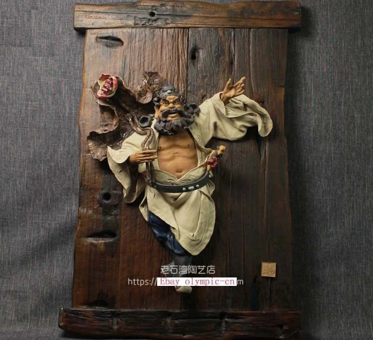 33'' china porcelain Ceramic Art pottery carvings wall hanging Zhong Kui statue
33'' china porcelain Ceramic Art pottery carvings wall hanging Zhong Kui statue
