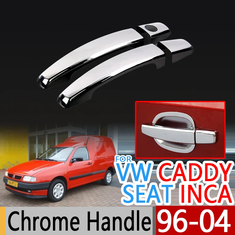 for VW Caddy 1996-2003 Chrome Handle Covers Trim Set for Seat Inca Volkswagen 9K 9U Mk2 Chromium Styling Car Styling Accessories
for VW Caddy 1996-2003 Chrome Handle Covers Trim Set for Seat Inca Volkswagen 9K 9U Mk2 Chromium Styling Car Styling Accessories