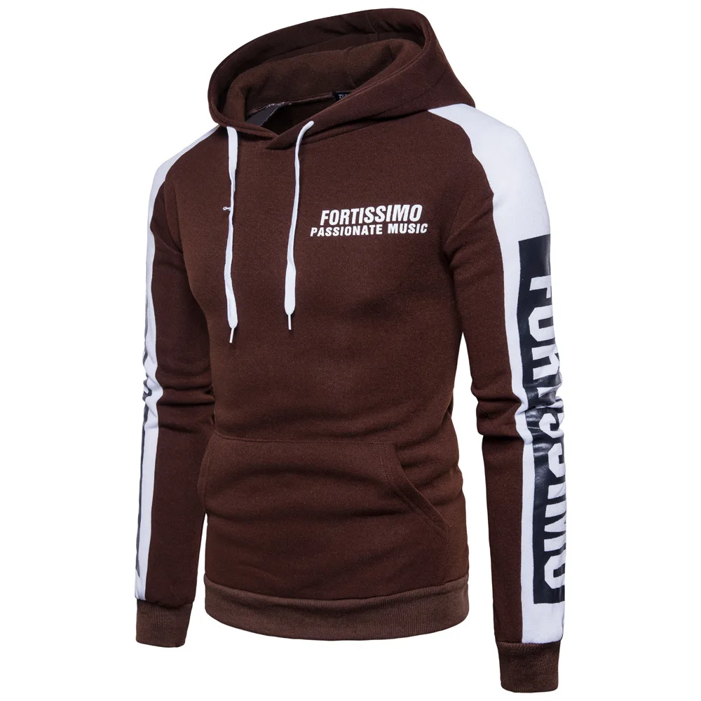 Nice Autumn Winter Mens Letter Printing Pullovers Hooded Fashion Fleece Stitch Slim Hoodies For Male S-2XL
Nice Autumn Winter Mens Letter Printing Pullovers Hooded Fashion Fleece Stitch Slim Hoodies For Male S-2XL