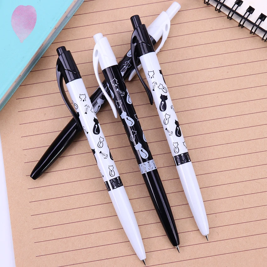 2PCS Plastic Ball Pen Cartoon Pattern Stationery Black and White Cat Ballpen Pen Caneta Novelty Gift Office Student Supplies
2PCS Plastic Ball Pen Cartoon Pattern Stationery Black and White Cat Ballpen Pen Caneta Novelty Gift Office Student Supplies