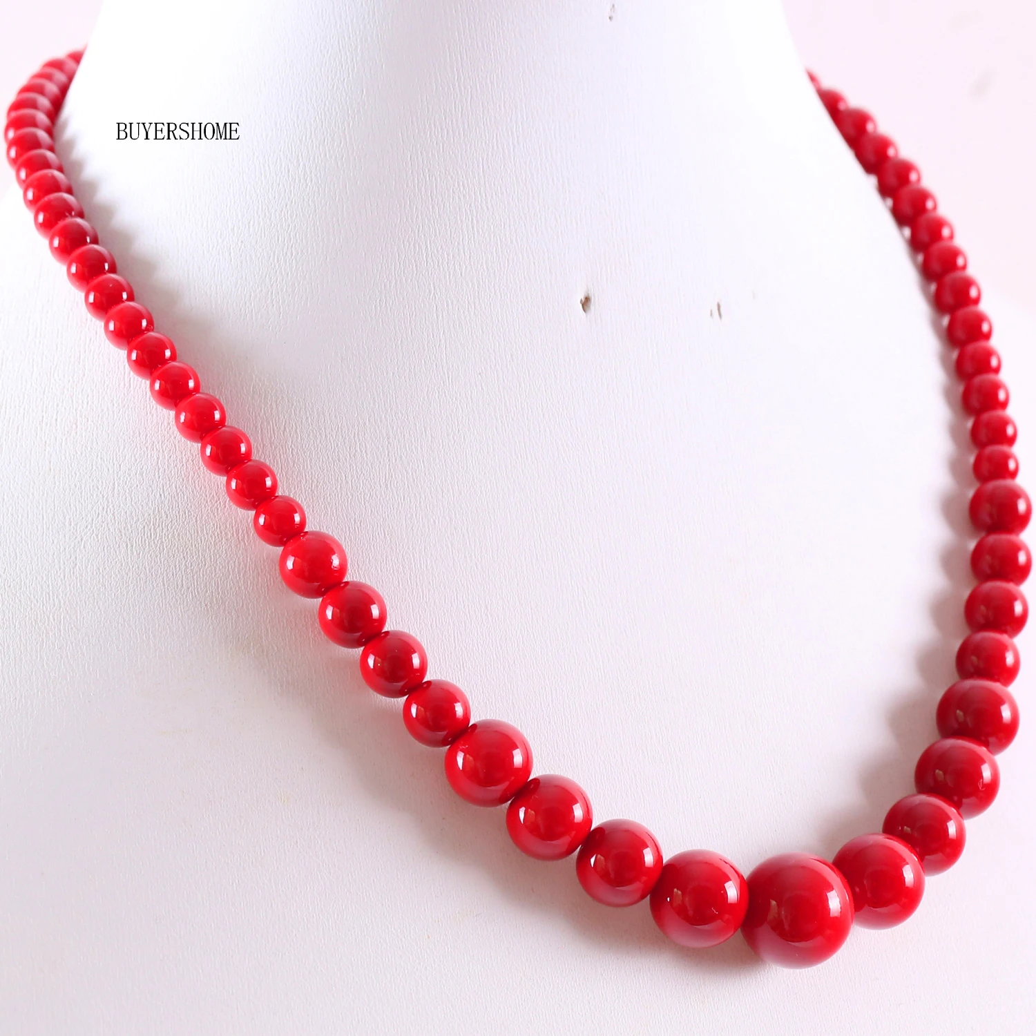 Handmade Beaded Necklace Natural Stone Round Red Coral Necklace for Women Jewelry Gift E106
Handmade Beaded Necklace Natural Stone Round Red Coral Necklace for Women Jewelry Gift E106
