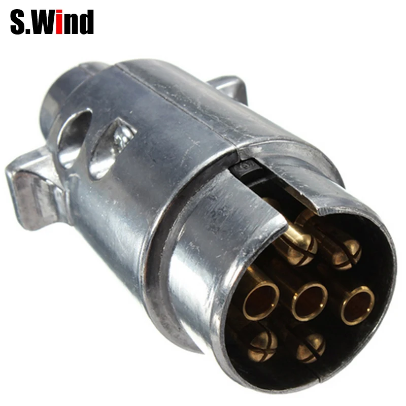 7 Pin Car Electrical Plug Sockets Round Male Metal Caravan Trailer Truck Ute Automotive Boat Parts
7 Pin Car Electrical Plug Sockets Round Male Metal Caravan Trailer Truck Ute Automotive Boat Parts
