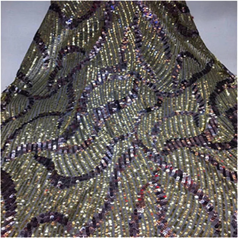 Sequined Style African High Quality Net Wedding Lace Fabric 2019 New Nigeria Sequins Guipure Tulle Sewing Evening Dress Material
Sequined Style African High Quality Net Wedding Lace Fabric 2019 New Nigeria Sequins Guipure Tulle Sewing Evening Dress Material