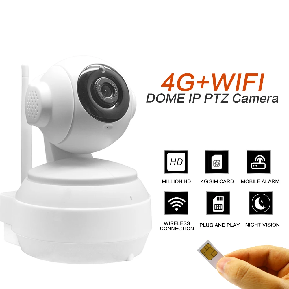 3G 4G GSM SIM Card Mobile Wireless IP Camera PTZ 1080P WIFI Camera Home CCTV Security Surveillance Video P2P IR Motion Detection
3G 4G GSM SIM Card Mobile Wireless IP Camera PTZ 1080P WIFI Camera Home CCTV Security Surveillance Video P2P IR Motion Detection