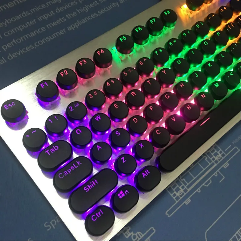 Пишущая машинка keycaps ABS двухцветная 104key стандарт просто keycap а не
