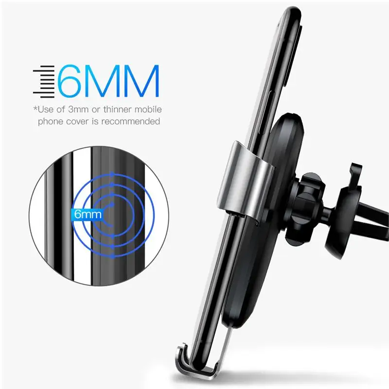 Baseus Qi Wireless Car Charger For iPhone 11 Pro Max X Fast Car Wireless Charging Holder For Xiaomi Mi 9 Mix 3 Samsung S10 S9
Baseus Qi Wireless Car Charger For iPhone 11 Pro Max X Fast Car Wireless Charging Holder For Xiaomi Mi 9 Mix 3 Samsung S10 S9