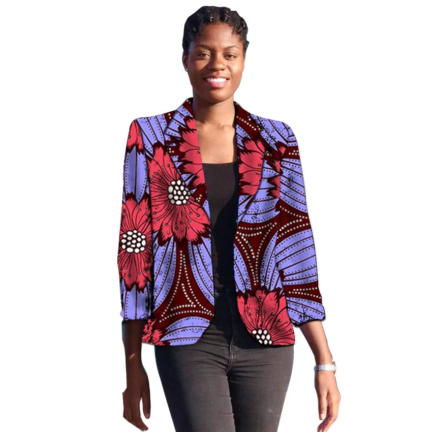 African Blazer For Women Fashion Ankara Blazer Three Quarter Sleeve Printed Suit Jacket Outwear Outfits Lady Dashiki Clothes
African Blazer For Women Fashion Ankara Blazer Three Quarter Sleeve Printed Suit Jacket Outwear Outfits Lady Dashiki Clothes