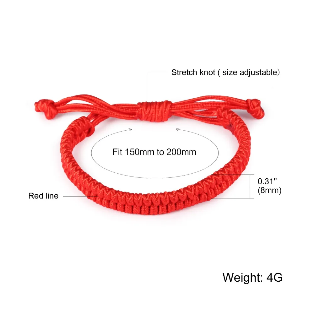 Adjustable Charm Simple Red Rope Handmade Knitted Bracelets & Bangles For Women man Children Fashion unisex Jewelry Gift
Adjustable Charm Simple Red Rope Handmade Knitted Bracelets & Bangles For Women man Children Fashion unisex Jewelry Gift
