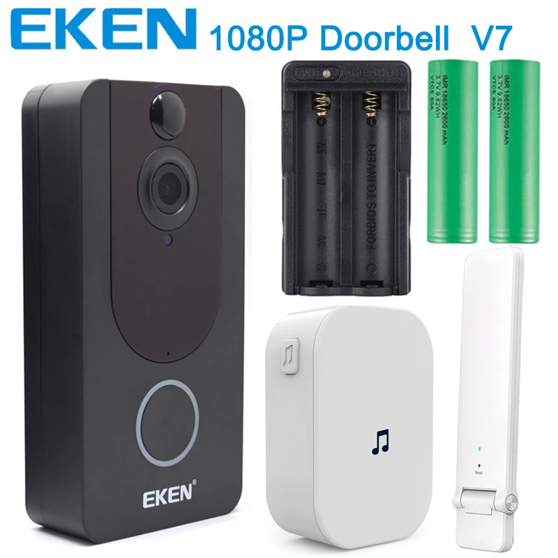 EKEN V7 видео doorbell1080p с ringtone ночного видения беспроводной мониторинг безопасности