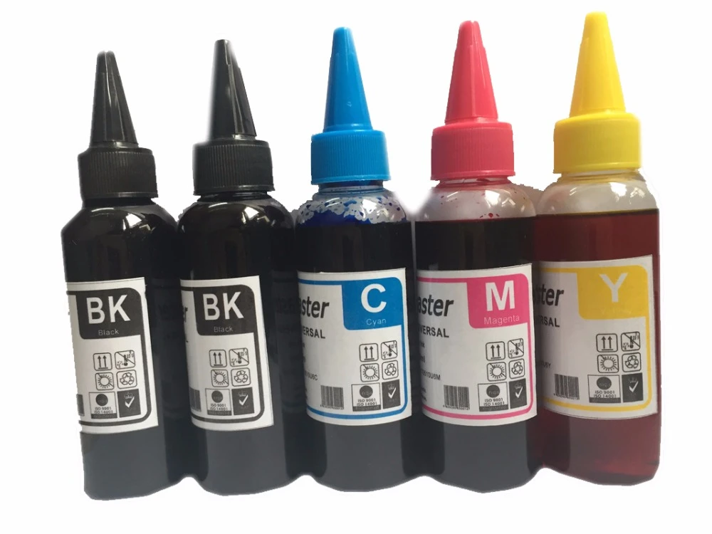 vilaxh 5x100ml Water Dye ink for Canon PGI-220 320 520 820 cli-221 321 521 821 for Canon PIXMA IP3600 IP4600 MP540 MP620 MP980
vilaxh 5x100ml Water Dye ink for Canon PGI-220 320 520 820 cli-221 321 521 821 for Canon PIXMA IP3600 IP4600 MP540 MP620 MP980