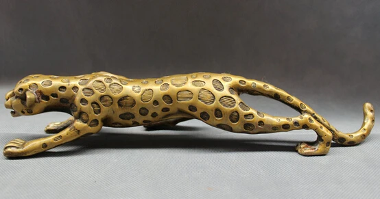 wholesale factory 12" Chinese Bronze Lucky Wealth Feral Ferocious Flecked Leopard Panther Statue
wholesale factory 12" Chinese Bronze Lucky Wealth Feral Ferocious Flecked Leopard Panther Statue