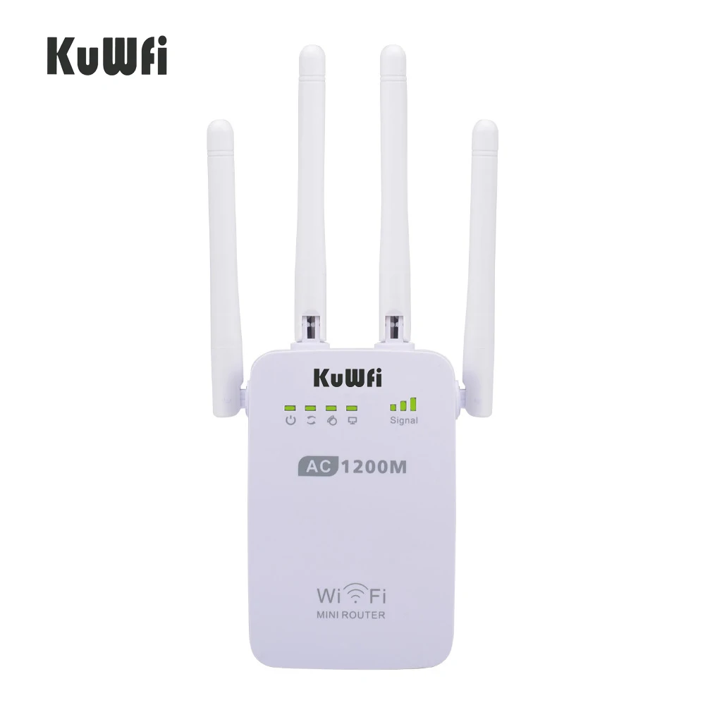 1200Mbps Wireless Wifi Booster Repeater Extender Router Access Point 2.4G/5G Dual Band With 4 External Antennas Support WPS
1200Mbps Wireless Wifi Booster Repeater Extender Router Access Point 2.4G/5G Dual Band With 4 External Antennas Support WPS
