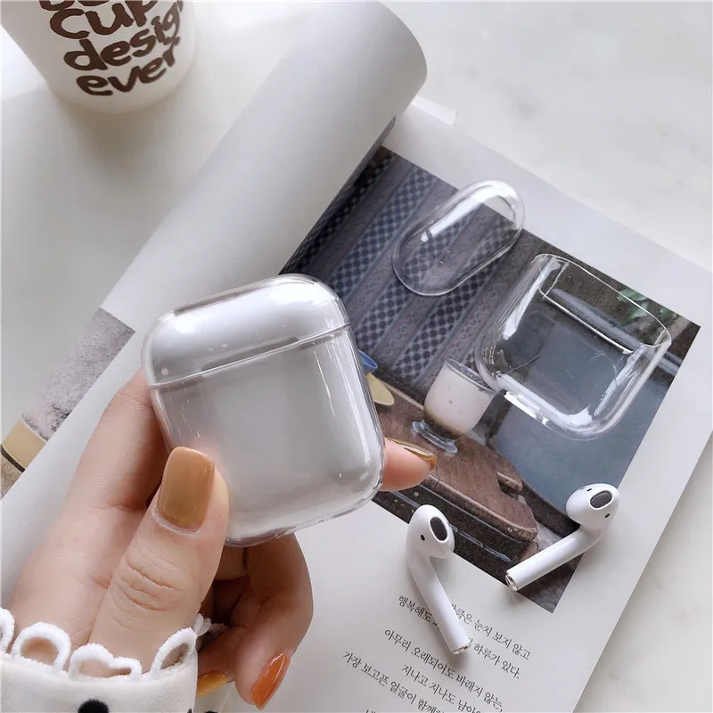 Для AirPods случае Bluetooth беспроводной наушники чехол для Apple Airpods 2 зарядки Box