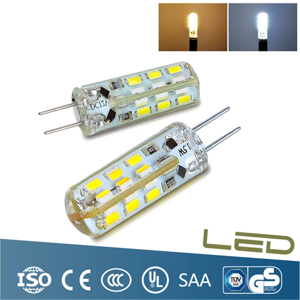 4PCS G4 AC/DC12V 1.5W LED Bulb 24leds SMD 3014 Led Corn Lamp for Crystal Lamp LED Spotlight Bulb Warm Cold White Red Blue Green
4PCS G4 AC/DC12V 1.5W LED Bulb 24leds SMD 3014 Led Corn Lamp for Crystal Lamp LED Spotlight Bulb Warm Cold White Red Blue Green