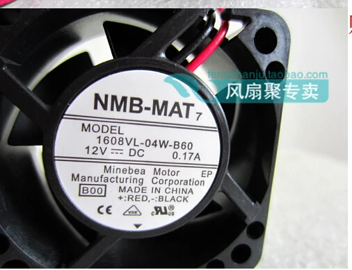 New original NMB 4cm 4020 12V 0.17A 1608VL-04W-B60 40*40*20MM dual ball fan cooling fan
New original NMB 4cm 4020 12V 0.17A 1608VL-04W-B60 40*40*20MM dual ball fan cooling fan